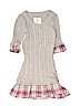Justice Plaid Gray Dress Size 7 - photo 1