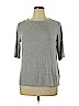 Daily Ritual Gray Short Sleeve Top Size XL - photo 1