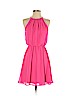 Lush 100% Polyester Pink Casual Dress Size S - photo 1