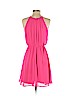 Lush 100% Polyester Pink Casual Dress Size S - photo 2
