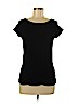 BCBGMAXAZRIA Black Short Sleeve Top Size M - photo 1