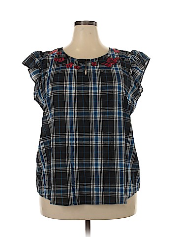 Liz Claiborne Short Sleeve Blouse (view 1)