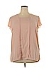 Liz Claiborne Career 100% Polyester Pink Short Sleeve Blouse Size XXL - photo 1