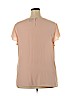 Liz Claiborne Career 100% Polyester Pink Short Sleeve Blouse Size XXL - photo 2