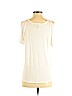 BCBGMAXAZRIA 100% Modal Ivory Short Sleeve Top Size S - photo 2