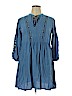 J Gee 100% Rayon Blue Casual Dress Size XL (petite) - photo 1
