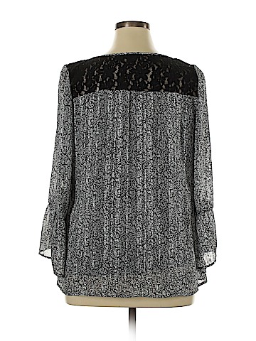 Roz & Ali Long Sleeve Blouse (view 2)