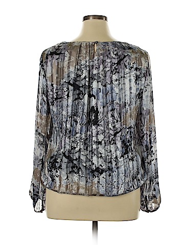 Roz & Ali Long Sleeve Blouse (view 2)