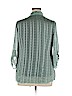 Sara Michelle 100% Polyester Green 3/4 Sleeve Blouse Size 1X - photo 2