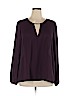 Forever 21 Purple Long Sleeve Blouse Size 1X - photo 1