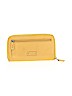 Fossil 100% Leather Yellow Leather Wallet One size - photo 2