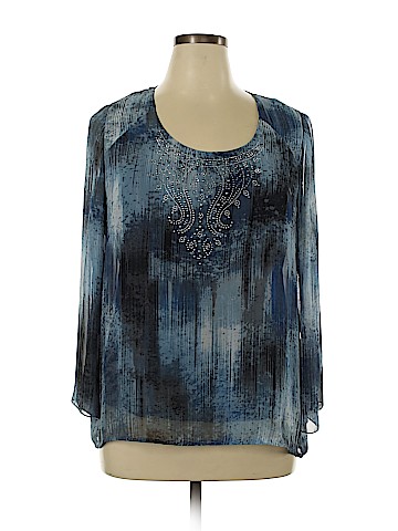 DressBarn Long Sleeve Blouse (view 1)