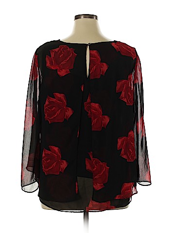 Roz & Ali 3/4 Sleeve Blouse (view 2)