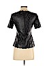 BCBGMAXAZRIA Black Faux Leather Top Size XS - photo 2