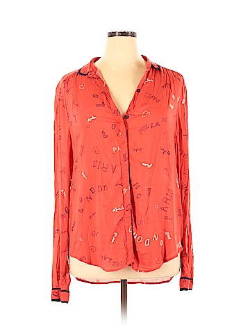 Maeve Long Sleeve Button-Down Shirt (view 1)