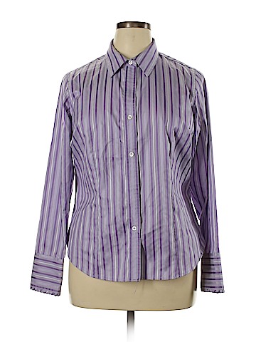 Liz Claiborne Long Sleeve Button-Down Shirt (view 1)