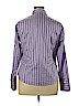 Liz Claiborne 100% Cotton Purple Long Sleeve Button-Down Shirt Size 14 - photo 2