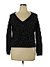 Jumper 100% Cashmere Black Cashmere Pullover Sweater Size 1X - photo 1