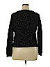 Jumper 100% Cashmere Black Cashmere Pullover Sweater Size 1X - photo 2