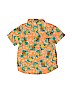 Old Navy Orange Short Sleeve Button-Down Shirt Size 4T - photo 2
