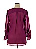 Apt. 9 100% Polyester Purple Long Sleeve Blouse Size XL - photo 2