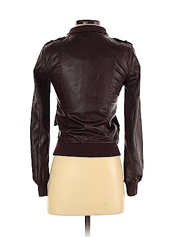 Charlotte Russe Faux Leather Jacket (view 2)