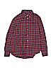 Ralph Lauren 100% Cotton Burgundy Long Sleeve Button-Down Shirt Size XL (youth) - photo 1