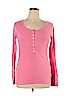 Old Navy Pink Long Sleeve Henley Size XL - photo 1