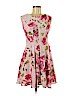 Studio One 100% Polyester Pink Casual Dress Size 6 (petite) - photo 1