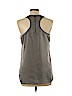 Eyeshadow 100% Polyester Gray Sleeveless Blouse Size L - photo 2