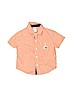 Gymboree 100% Cotton Orange Short Sleeve Button-Down Shirt Size 12-18 mo - photo 1