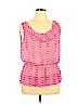 Gap Outlet 100% Polyester Pink Sleeveless Blouse Size XL - photo 1