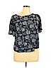 Lucky Brand Blue Short Sleeve Top Size XL - photo 1