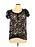 NY Collection Black Short Sleeve Top Size XL - photo 1