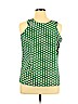 Banana Republic Factory Store 100% Polyester Green Sleeveless Blouse Size XL - photo 2