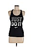 Nike 100% Cotton Black Active Tank Size S - photo 1