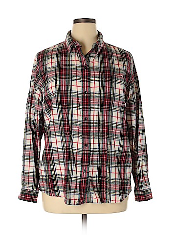 L.L.Bean Long Sleeve Button-Down Shirt (view 1)