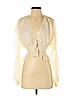 Divine Heritage 100% Polyester Ivory Long Sleeve Blouse Size S - photo 1