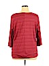 Susan Lawrence Red 3/4 Sleeve Top Size 1X - photo 2