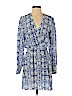Lauren Gold 100% Silk Blue Casual Dress Size S - photo 1
