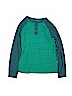 Cat & Jack Green Long Sleeve Henley Size 8 - 10 - photo 1