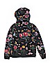 Zara Floral Black Zip Up Hoodie Size 11 - 12 - photo 2