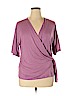 Doublju Purple 3/4 Sleeve Top Size XL - photo 1