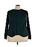 Maurices Green Long Sleeve Top Size 24 (3) - photo 1