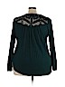 Maurices Green Long Sleeve Top Size 24 (3) - photo 2