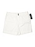 Lauren by Ralph Lauren 100% Cotton White Khaki Shorts Size 14 - photo 1
