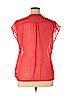The Limited 100% Polyester Red Short Sleeve Blouse Size XL - photo 2