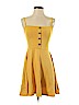 Forever 21 Yellow Casual Dress Size S - photo 1