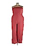 Forever 21 100% Rayon Orange Jumpsuit Size 3X - photo 1