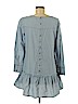 Zara 100% Cotton Blue Casual Dress Size M - photo 2